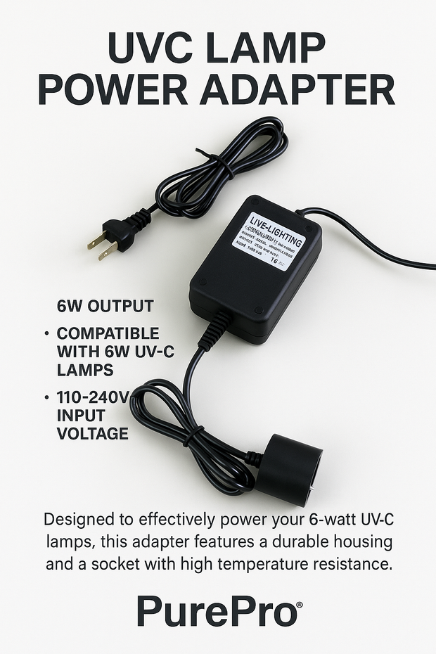 PUREPRO® UV-C LAMP POWER ADAPTER