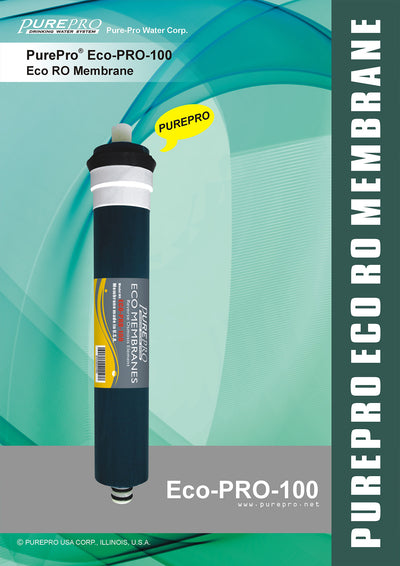 PUREPRO® Eco-PRO-100 – Eco RO Membrane Genuine Replacement Membrane for PurePro X6 Systems