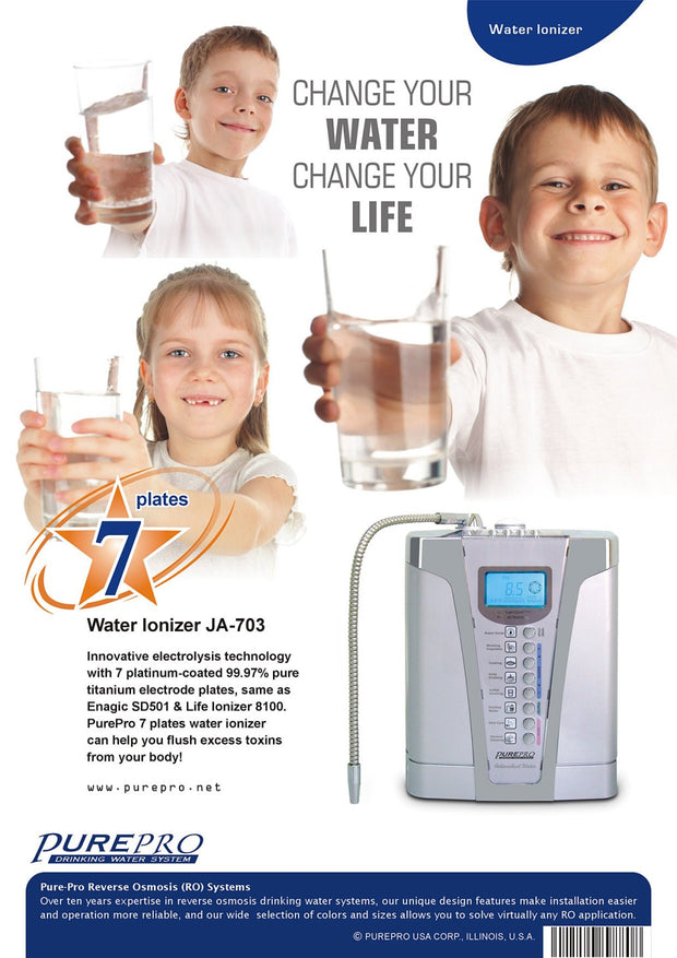 Say Goodbye to Toxins and Hello to Wellness with the Advanced PurePro® JA-703 Water Ionizer