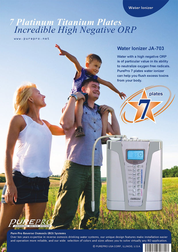 Experience the Power of Hydrogen-Rich Water with PurePro® JA-703 – Perfect for Every Home