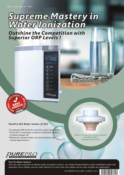 Start Your Journey to Better Health with PurePro® JA-903 Water Ionizer