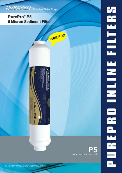 PUREPRO® P5 – 5 Micron Sediment Inline Filter Genuine Replacement Filter for PurePro X6