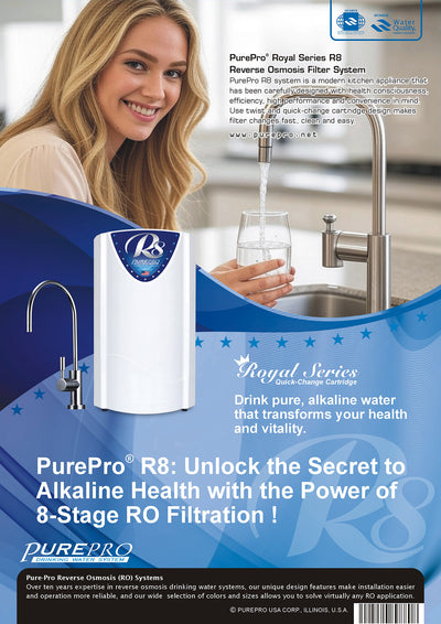 PurePro® R8: The Ultimate 8-Stage Water Filtration System for Your Family's Health