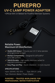 PUREPRO® UV-C LAMP POWER ADAPTER