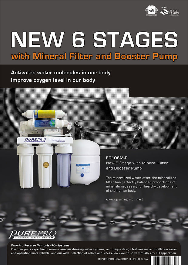 PurePro® USA 6 Stage Mineral RO System EC106MP