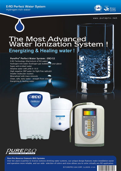 PurePro® USA Perfect Water System ( RO+ Ionizer) S3