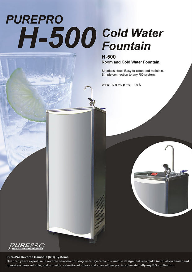 PurePro® USA Cold Water Fountain / Water Cooler H-500
