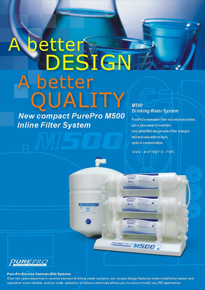 PurePro® USA Reverse Osmosis Water Filter System M500