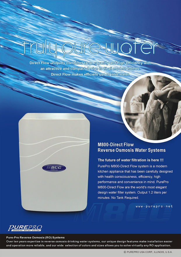 PurePro® USA Direct Flow RO Water Filter System M800-Direct Flow