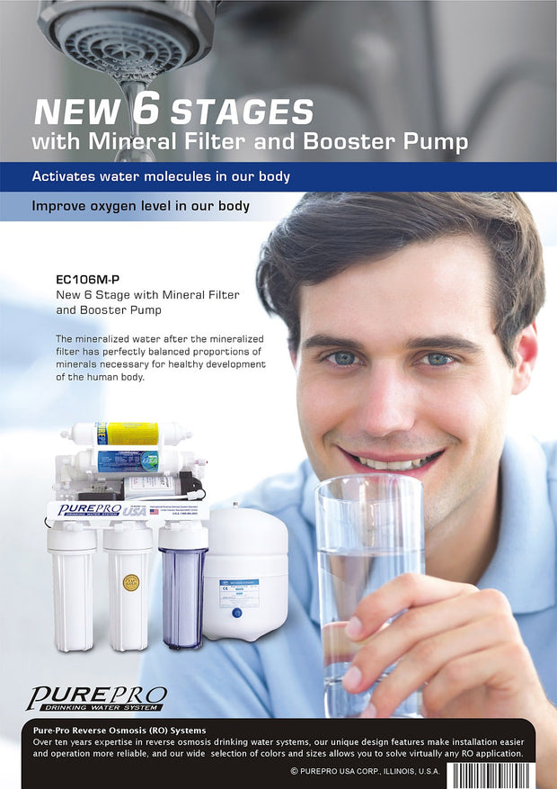 PurePro® USA 6 Stage Mineral RO System EC106MP