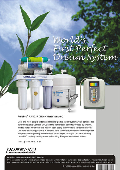 PurePro® USA Perfect Water System ( RO+ Ionizer) PJ-103P