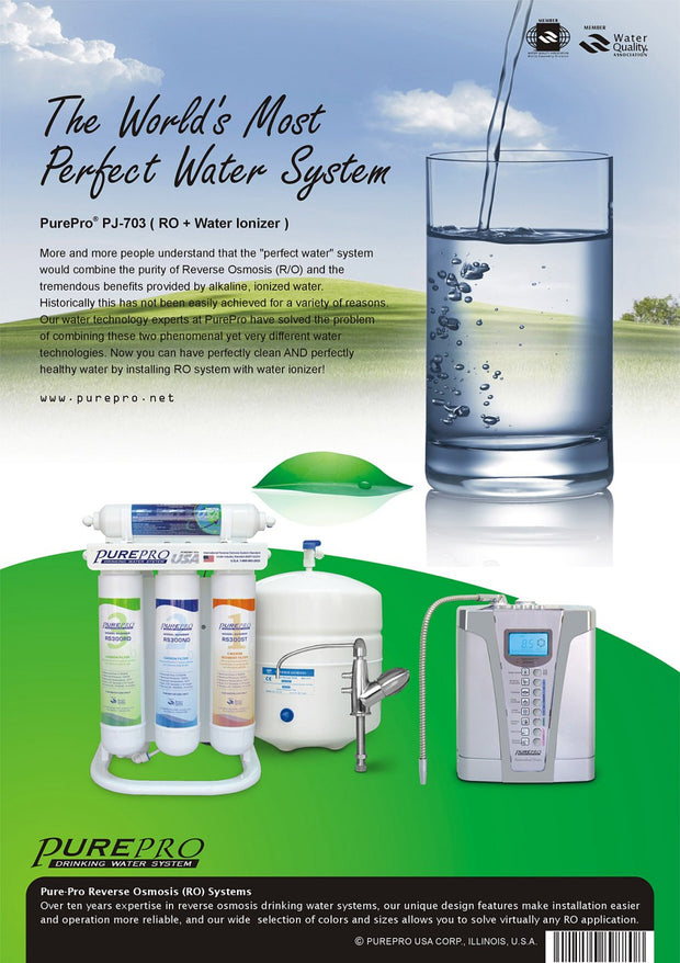PurePro® USA Perfect Water System ( RO+ Ionizer) PJ-703P