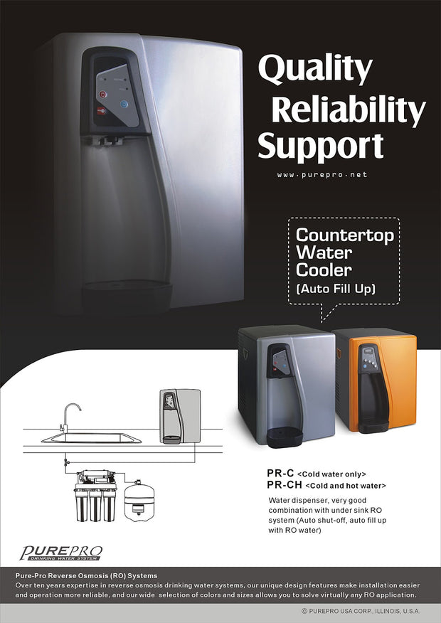 PurePro® USA Countertop Water Cooler / Heater  PR-CH