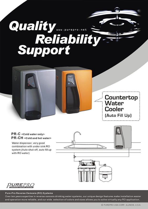 PurePro® USA Countertop Water Cooler / Heater  PR-CH