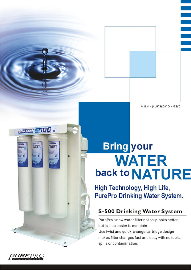 PurePro® USA Reverse Osmosis Water Filtration System S500