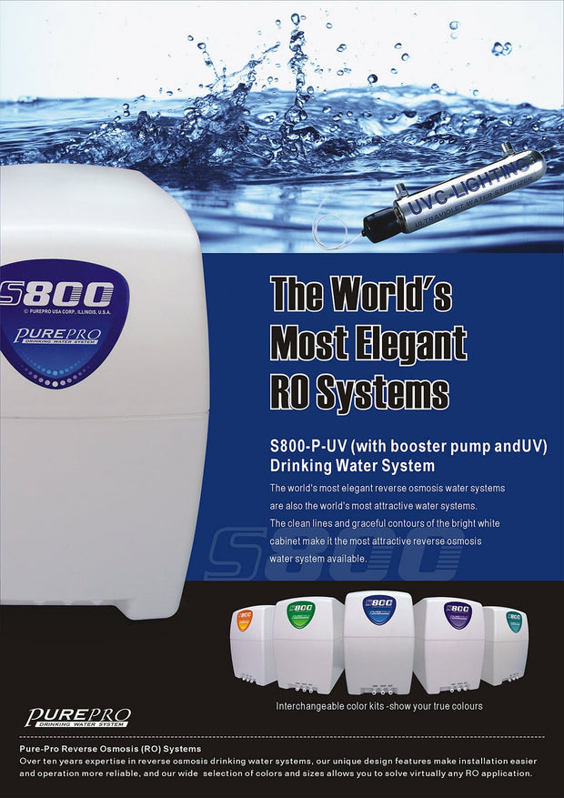 PurePro® USA Reverse Osmosis Water Filtration System S800-MUV