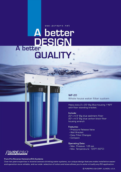 PurePro® USA Whole House Water Filter System WF-20