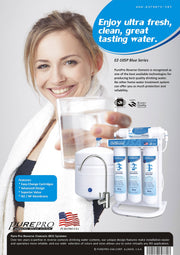 PurePro® USA Reverse Osmosis Water Filter System EZ-105 Blue Series