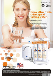 PurePro® USA Reverse Osmosis Water Filter System EZ-105 Orange Series