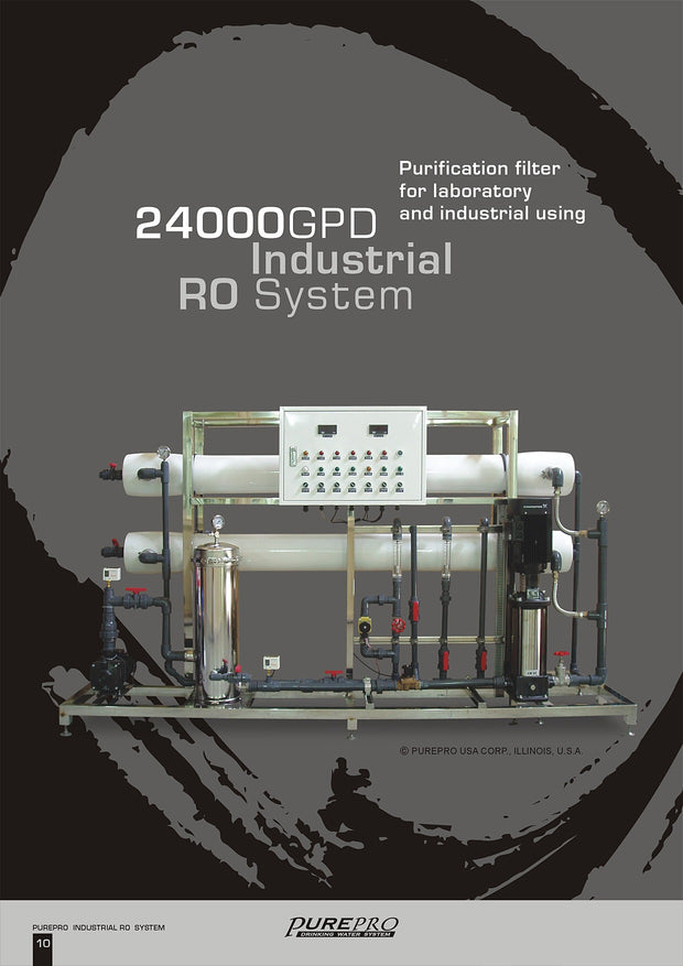 PurePro® USA Industrial Reverse Osmosis System, Commercial RO System RO24000