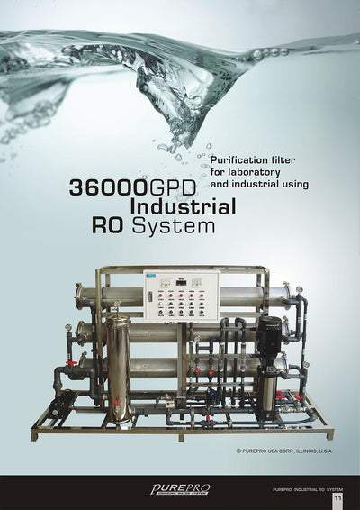 PurePro® USA Industrial Reverse Osmosis System, Commercial RO System RO36000